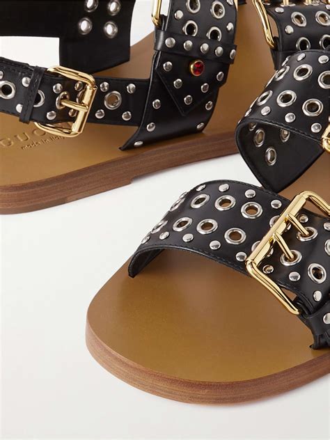 gucci studded sandals|gucci unisex sandals.